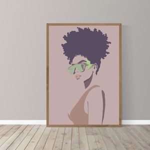 Melanin Queen Art Print- 22x36